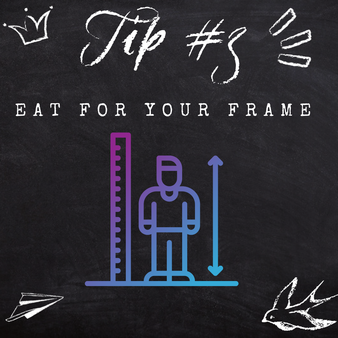 Mindfully eating to support your height and body frame, a weight loss journey tailored appropriately just for YOU!