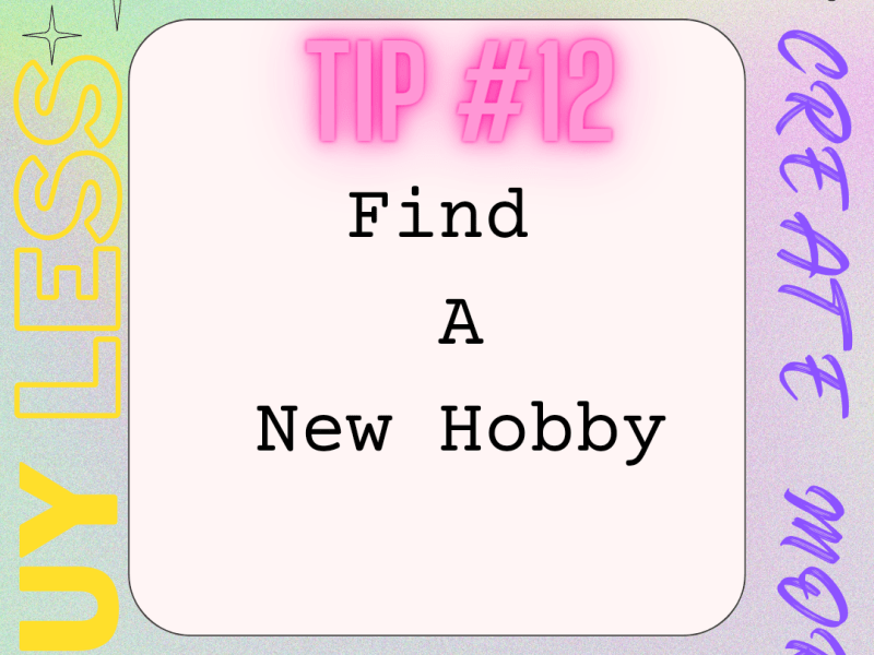 Buy Less, Create More. 15 TIPS FOR CLEANING, ORGANIZING, FRUGAL LIVING, SAVING MONEY: TIP&nbsp;#12