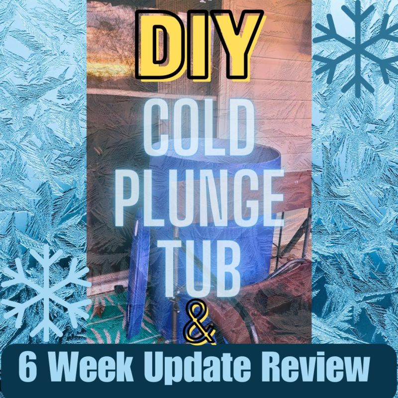 DIY Cold Plunge Tub: 55 gallon barrel drum. (6 Week Update&nbsp;Review)