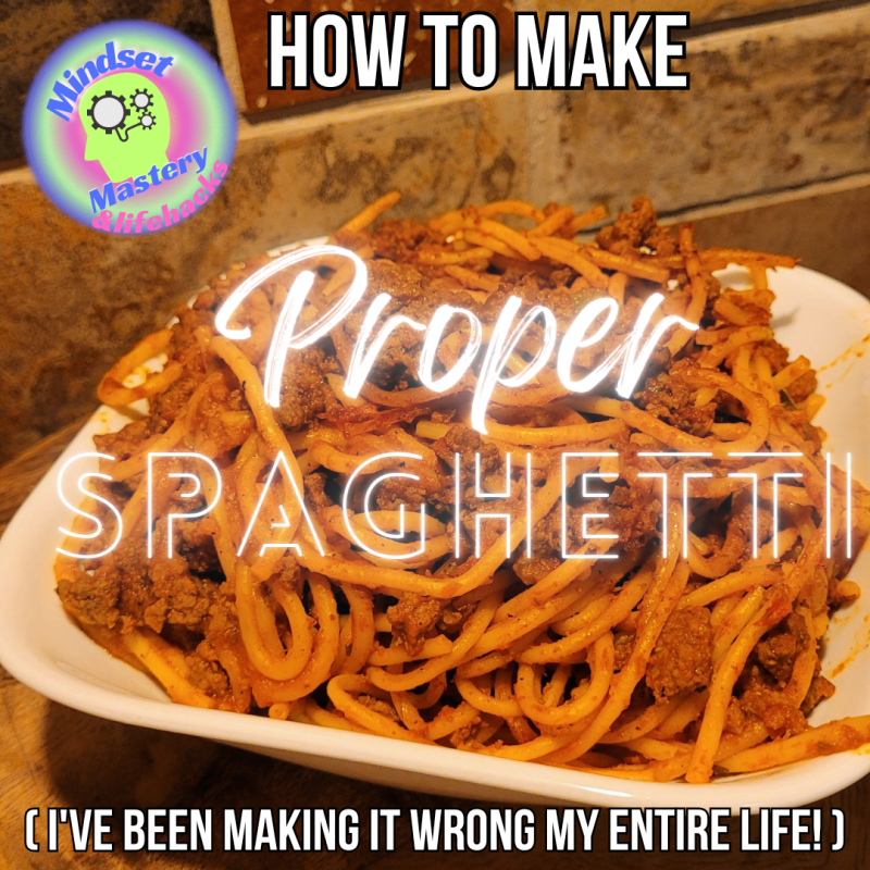 How to Make Proper&nbsp;Spaghetti