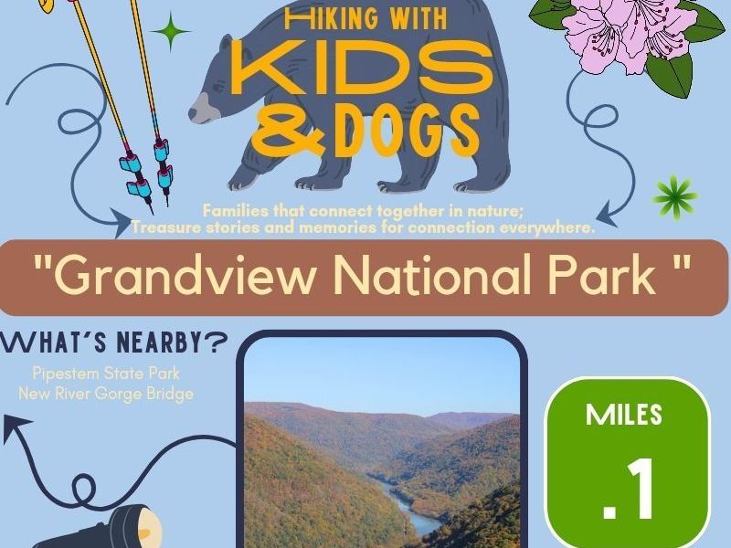 Grandview: West Virginia Hiking with Kids and&nbsp;Dogs